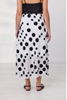 SADIE SKIRT - white/blac